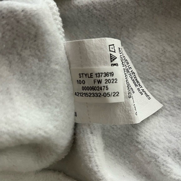 Under Armour Shirt Womens Large White‎ Gray Freedom Rival Amp Hoodie Sweatshirt - Picture 9 of 9